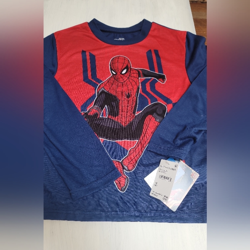 Boys SPIDERMAN Pajama Top NWT Size 10